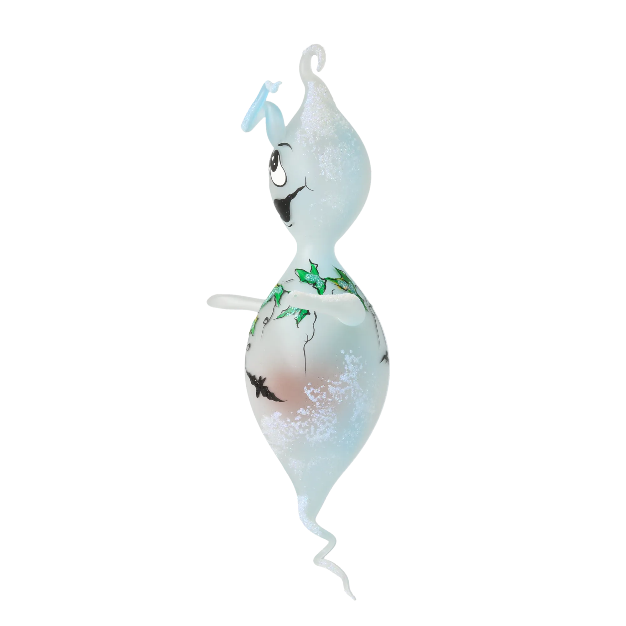 Gentle Ivy Apparition | Hand-Painted Glass Ornament | Blubom 2020-263
