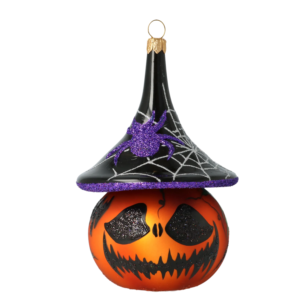 Sinister Midnight Sovereign | Hand-Painted Glass Ornament | Blubom 2020-266