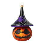 Sinister Midnight Sovereign | Hand-Painted Glass Ornament | Blubom 2020-266