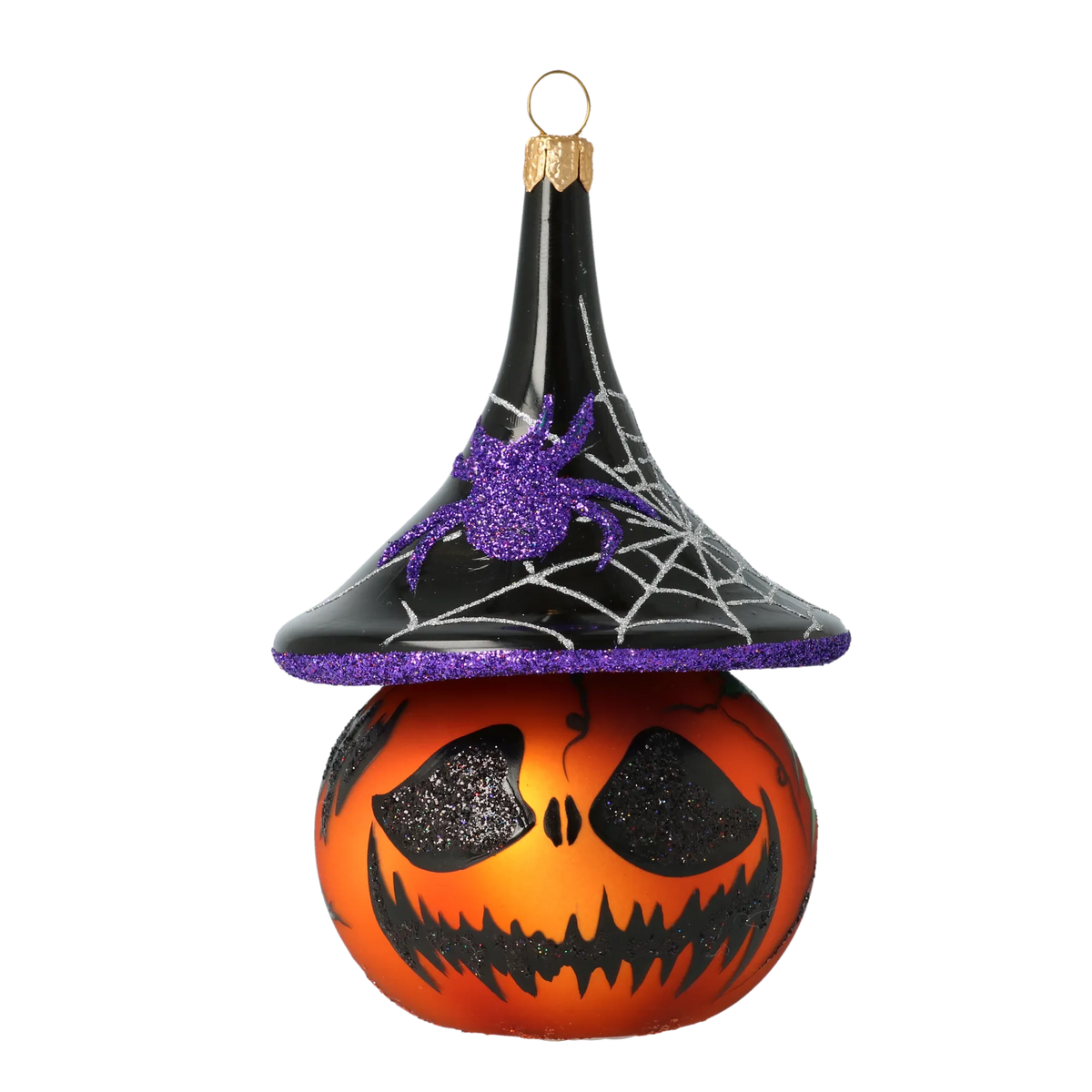 Sinister Midnight Sovereign | Hand-Painted Glass Ornament | Blubom 2020-266