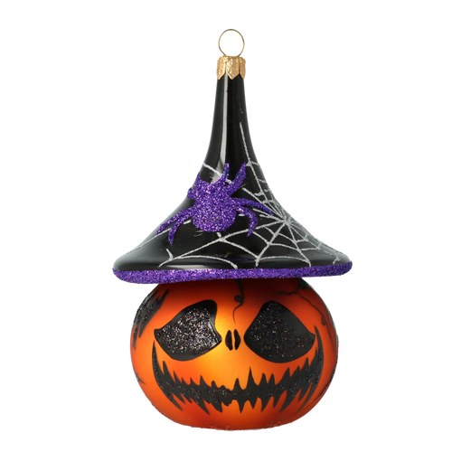 Sinister Midnight Sovereign | Hand-Painted Glass Ornament | Blubom 2020-266