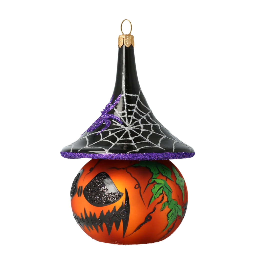 Sinister Midnight Sovereign | Hand-Painted Glass Ornament | Blubom 2020-266