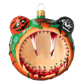 Savage Crimson Maw | Hand-Painted Glass Ornament | Blubom 2020-267