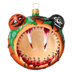 Savage Crimson Maw | Hand-Painted Glass Ornament | Blubom 2020-267