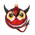 Feverish Imp | Hand-Painted Glass Ornament | Blubom 2020-271
