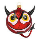 Feverish Imp | Hand-Painted Glass Ornament | Blubom 2020-271