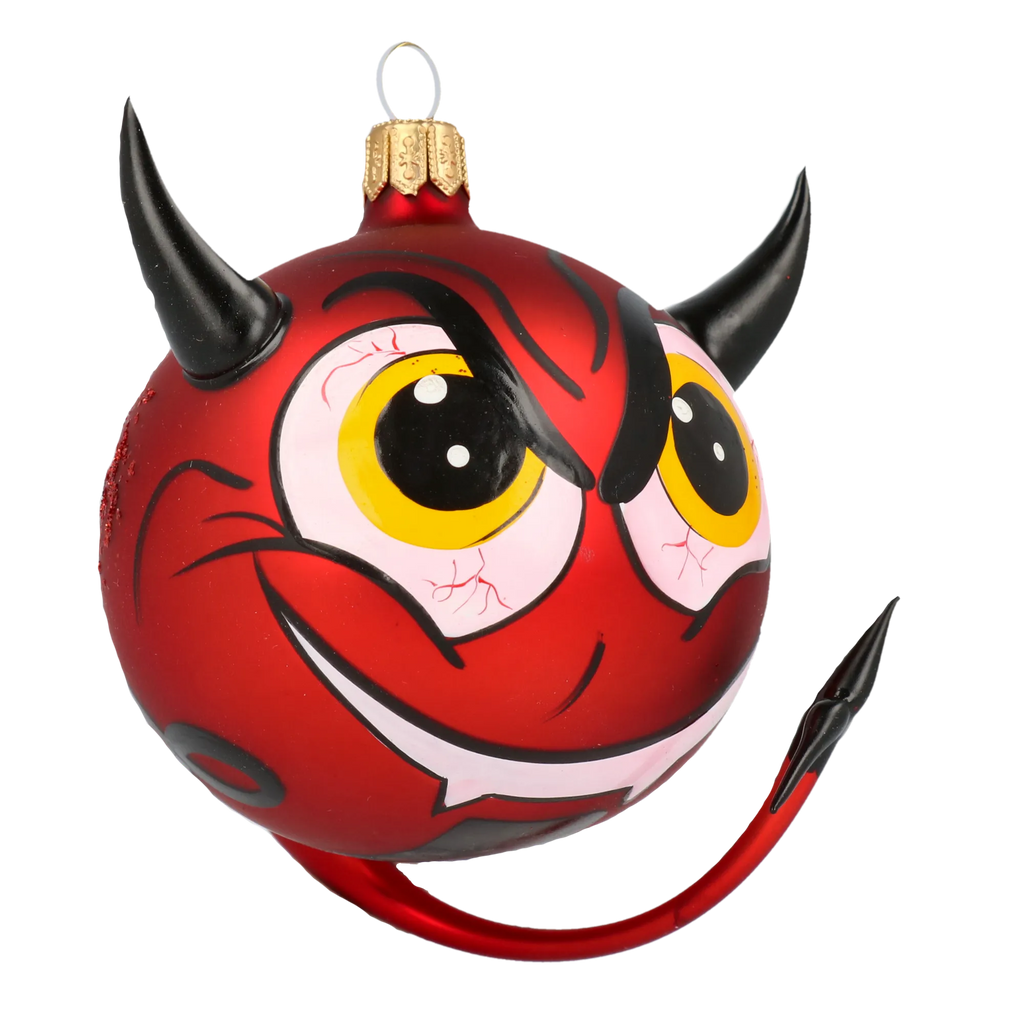 Feverish Imp | Hand-Painted Glass Ornament | Blubom 2020-271