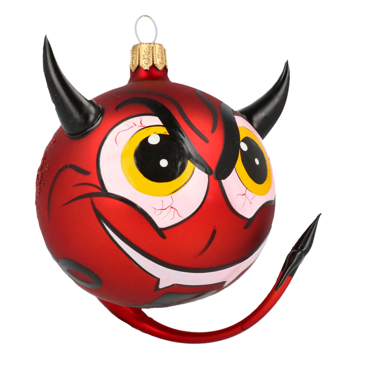 Feverish Imp | Hand-Painted Glass Ornament | Blubom 2020-271