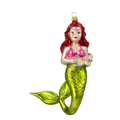 Luminous Pearl Siren | Hand-Painted Glass Ornament | Blubom 2020-277