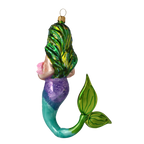 Verdant Deep Muse | Hand-Painted Glass Ornament | Blubom 2020-278