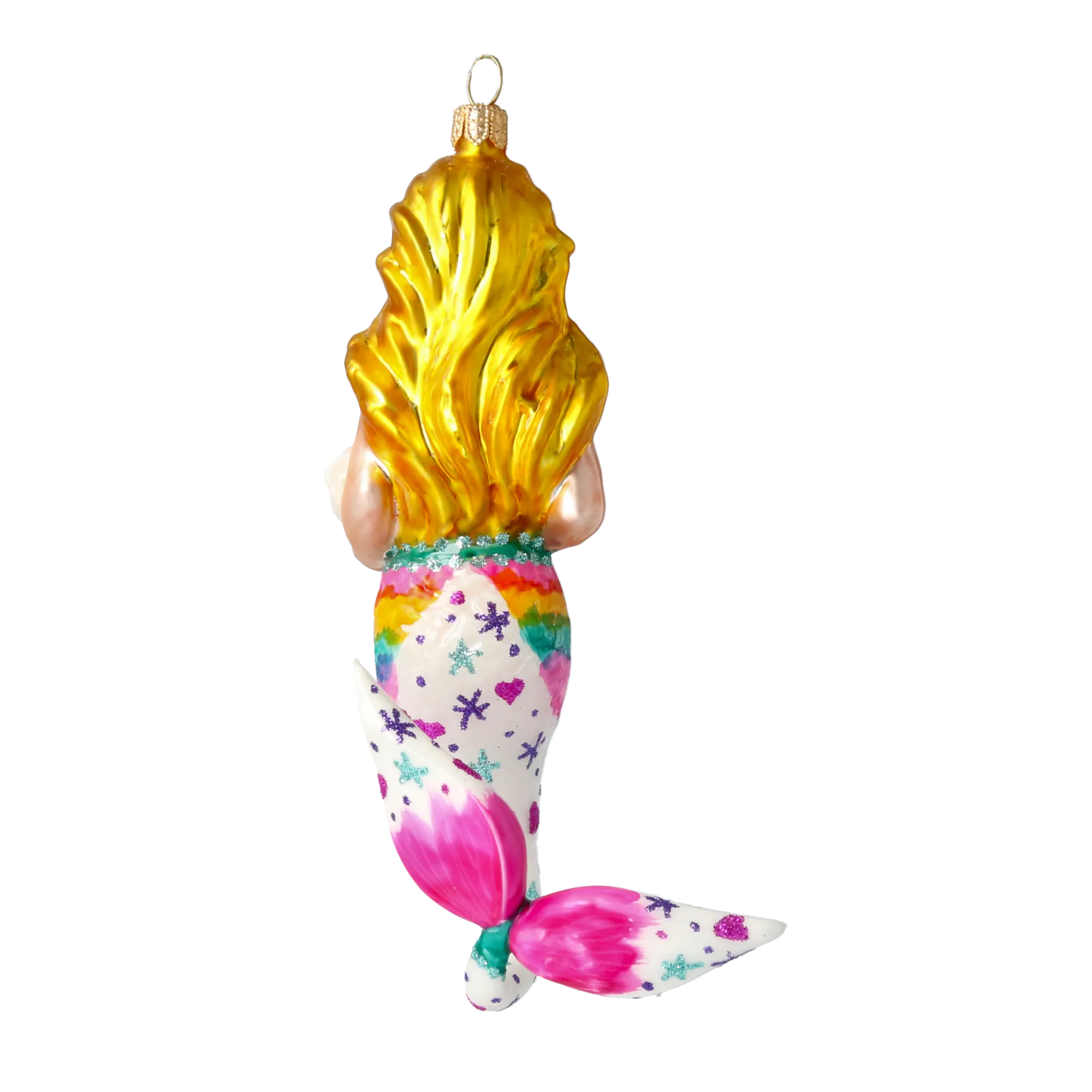 Siren of the Pearl | Hand-Painted Glass Ornament | Blubom 2020-280
