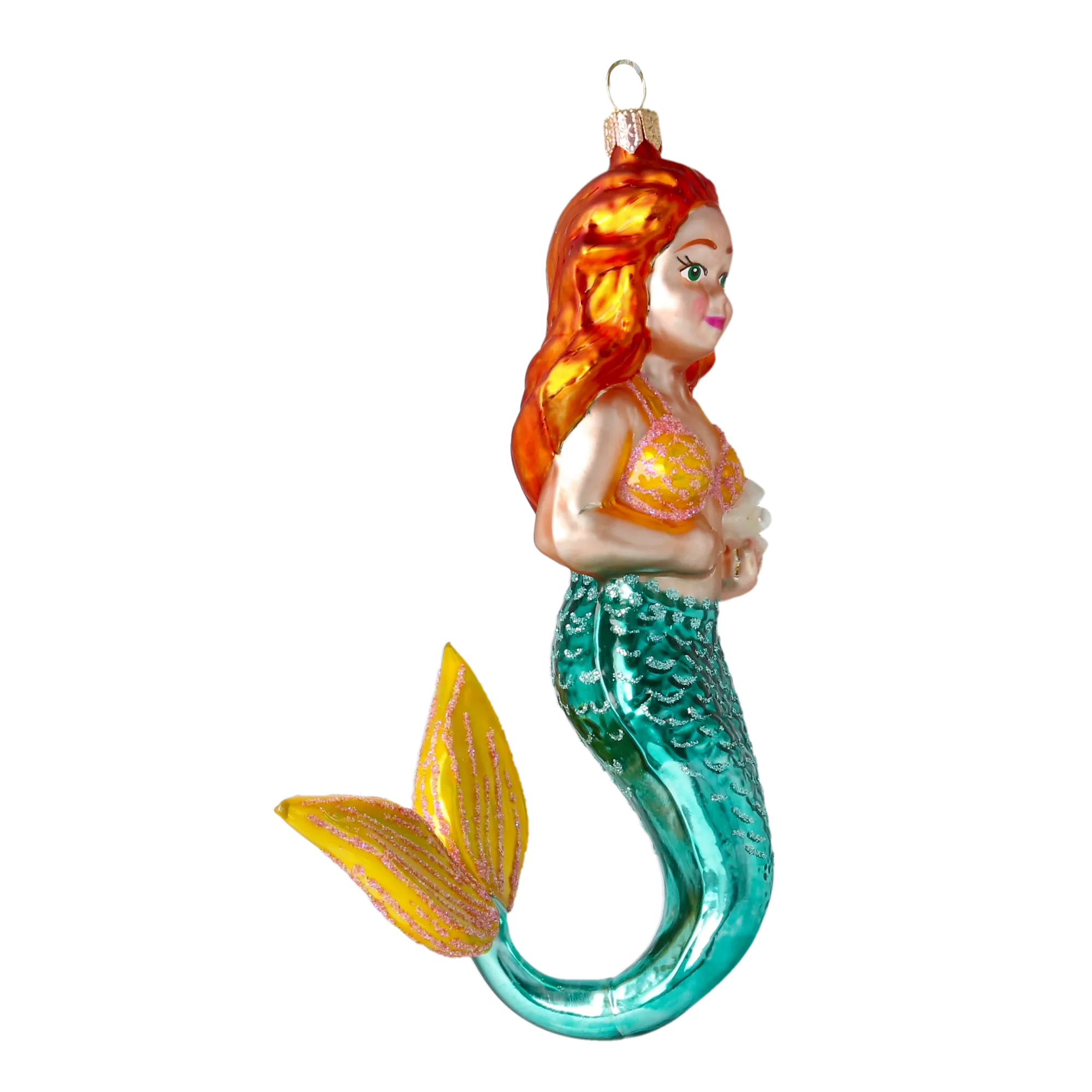 Serene Tide Sovereign | Hand-Painted Glass Ornament | Blubom 2020-284