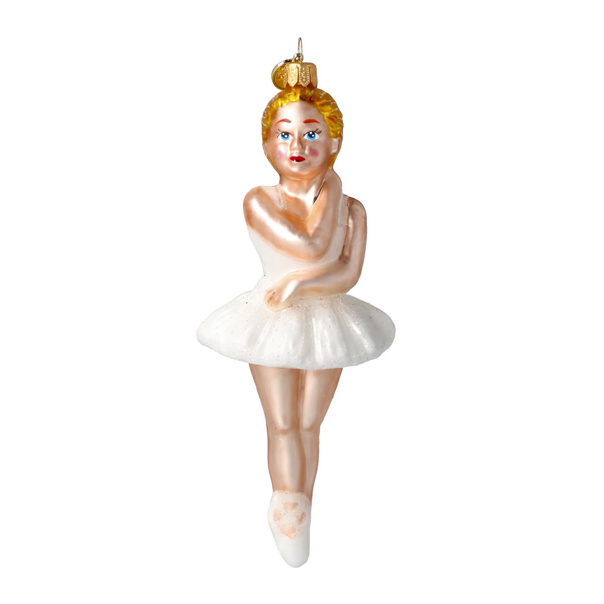 Serene Soloist | Hand-Painted Glass Ornament | Blubom 2020-285