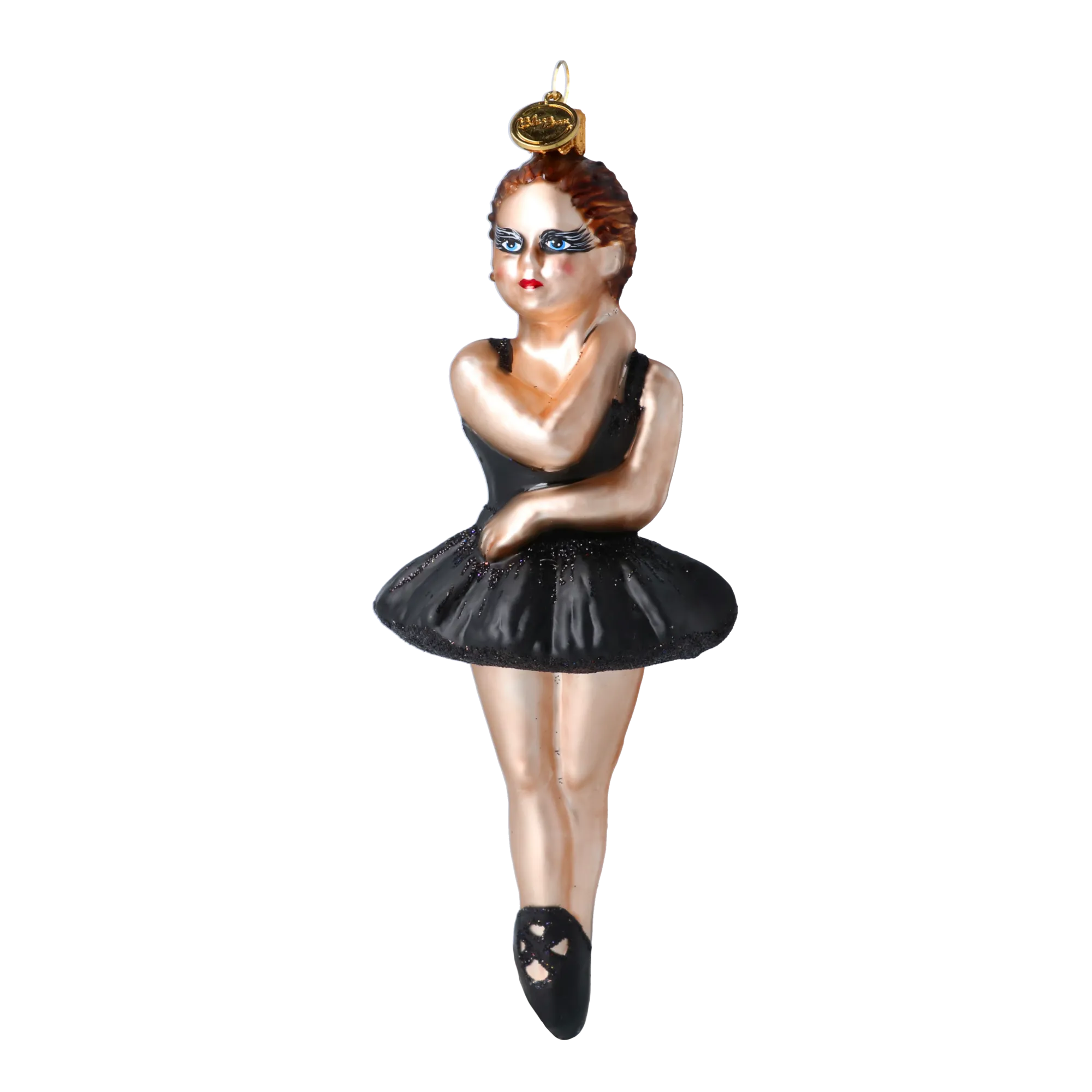 Nocturnal Muse | Hand-Painted Glass Ornament | Blubom 2020-286