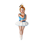 Azure Adagio | Hand-Painted Glass Ornament | Blubom 2020-288