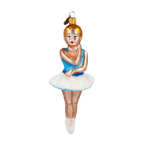 Azure Adagio | Hand-Painted Glass Ornament | Blubom 2020-288