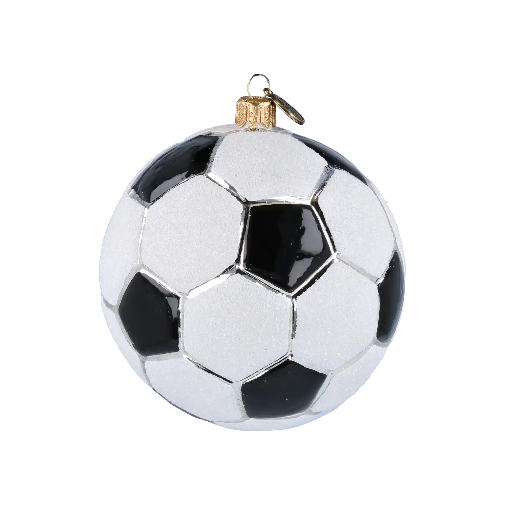 football soccer Tree Ornament Glass ornament