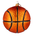 Load image into Gallery viewer, Bomb Basketball. Handmade Glass Christmas ornament. 2020-295

