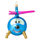 Jovial Azure Voyager | Hand-Painted Glass Ornament | Blubom 2020-300