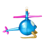 Jovial Azure Voyager | Hand-Painted Glass Ornament | Blubom 2020-300