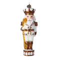 Alabaster Sovereign | Hand-Painted Glass Ornament | Blubom 2020-307