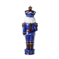 Load image into Gallery viewer, Fairytale Nutcracker. Handmade Glass Christmas ornament. 2020-308
