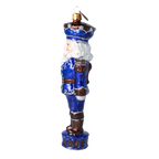 Steadfast Cobalt Sentry | Hand-Painted Glass Ornament | Blubom 2020-308