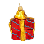 Gilded Secret | Hand-Painted Glass Ornament | Blubom 2020-310