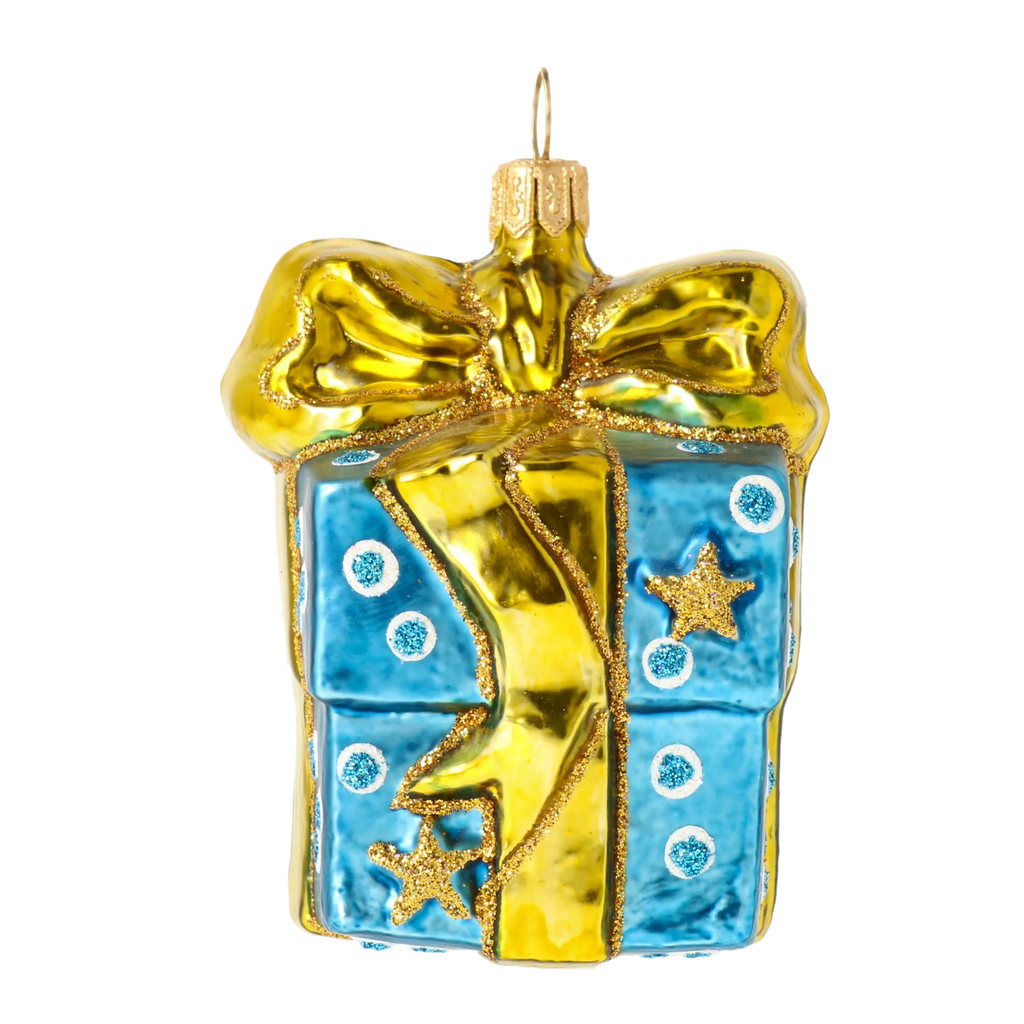 Starlit Offering | Hand-Painted Glass Ornament | Blubom 2020-315