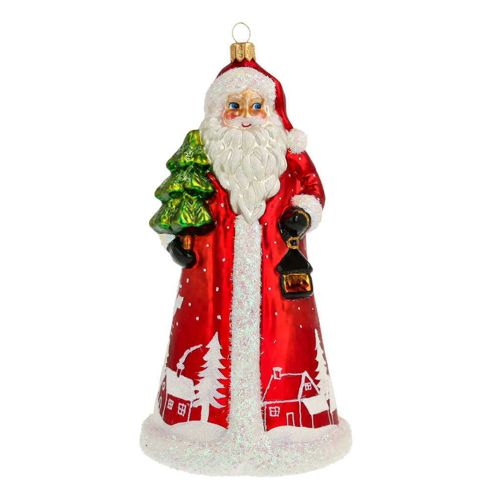 Benevolent Village Guardian | Hand-Painted Glass Ornament | Blubom 2020-325