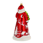 Benevolent Village Guardian | Hand-Painted Glass Ornament | Blubom 2020-325