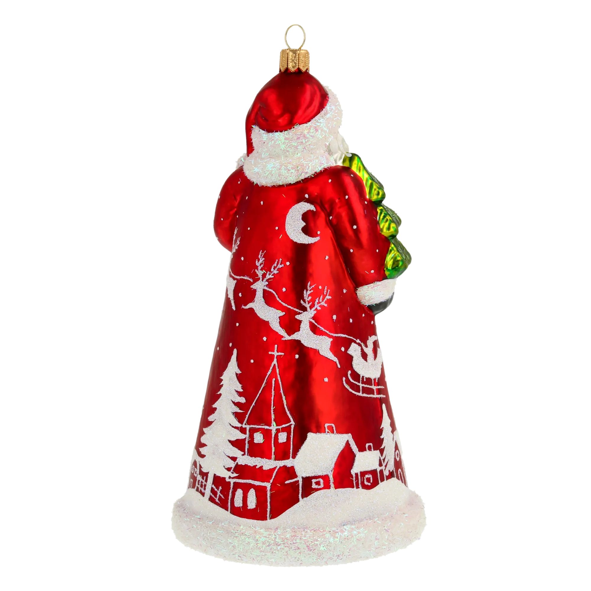 Benevolent Village Guardian | Hand-Painted Glass Ornament | Blubom 2020-325