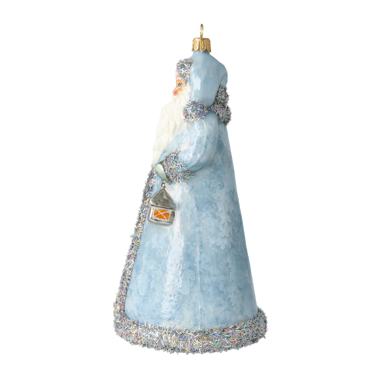 Serene Frost Voyager | Hand-Painted Glass Ornament | Blubom 2020-330
