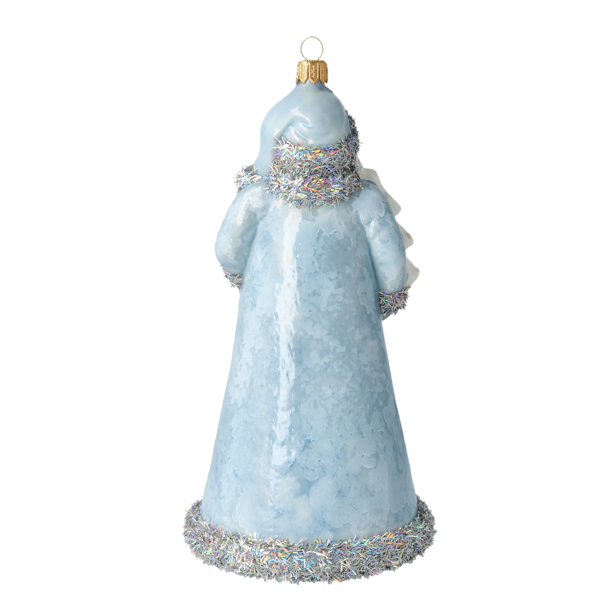 Serene Frost Voyager | Hand-Painted Glass Ornament | Blubom 2020-330