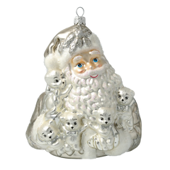 Santa's Furry Friends in Silver