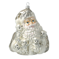 Serene Guardian of Cubs | Hand-Painted Glass Ornament | Blubom 2020-346