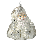 Serene Guardian of Cubs | Hand-Painted Glass Ornament | Blubom 2020-346