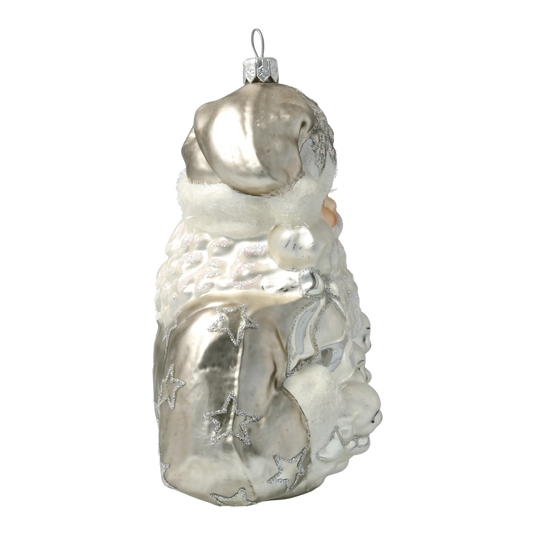 Teddy Bears Christmas Gathering Handmade Glass Christmas Ornaments Santa Claus (kopia) 2020-346
