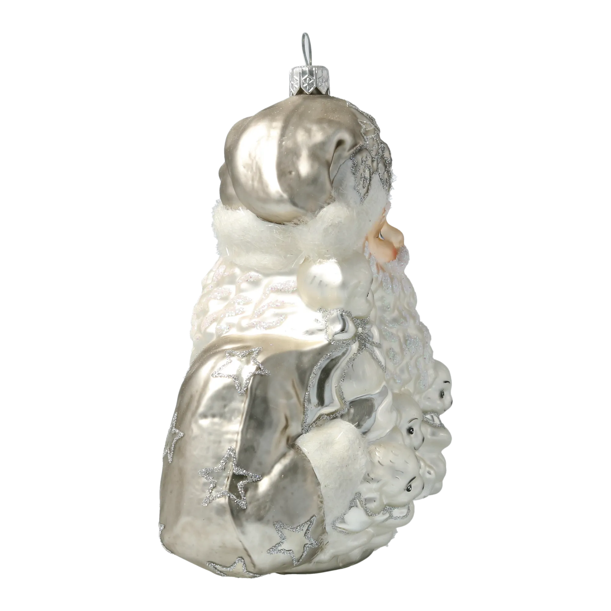 Serene Guardian of Cubs | Hand-Painted Glass Ornament | Blubom 2020-346