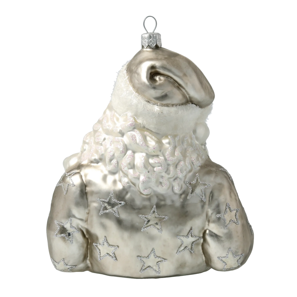 Serene Guardian of Cubs | Hand-Painted Glass Ornament | Blubom 2020-346