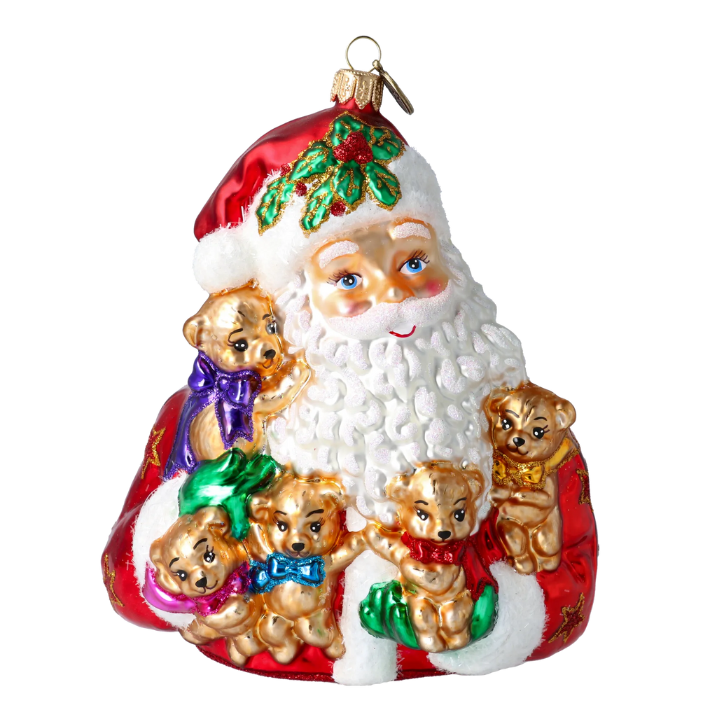 Benevolent Cub Guardian | Hand-Painted Glass Ornament | Blubom 2020-347