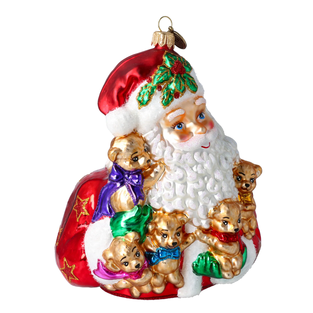 Benevolent Cub Guardian | Hand-Painted Glass Ornament | Blubom 2020-347