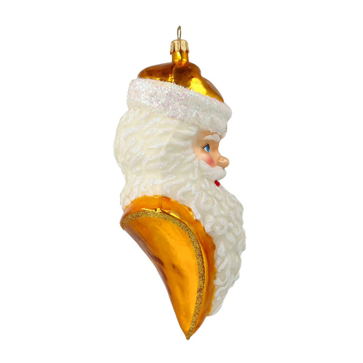 Golden Benevolent Patriarch | Hand-Painted Glass Ornament | Blubom 2020-350