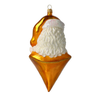 Golden Benevolent Patriarch | Hand-Painted Glass Ornament | Blubom 2020-350