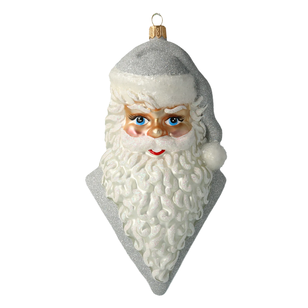 Benevolent Silver Sovereign | Hand-Painted Glass Ornament | Blubom 2020-351