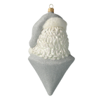 Benevolent Silver Sovereign | Hand-Painted Glass Ornament | Blubom 2020-351