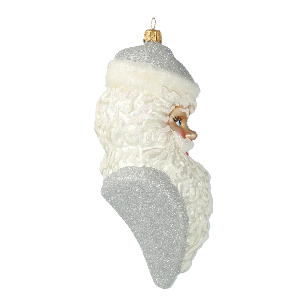 Benevolent Silver Sovereign | Hand-Painted Glass Ornament | Blubom 2020-351