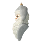 Benevolent Silver Sovereign | Hand-Painted Glass Ornament | Blubom 2020-351