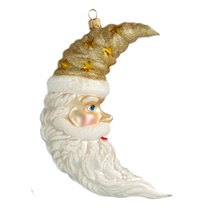 Starlit Gold Santa Moon