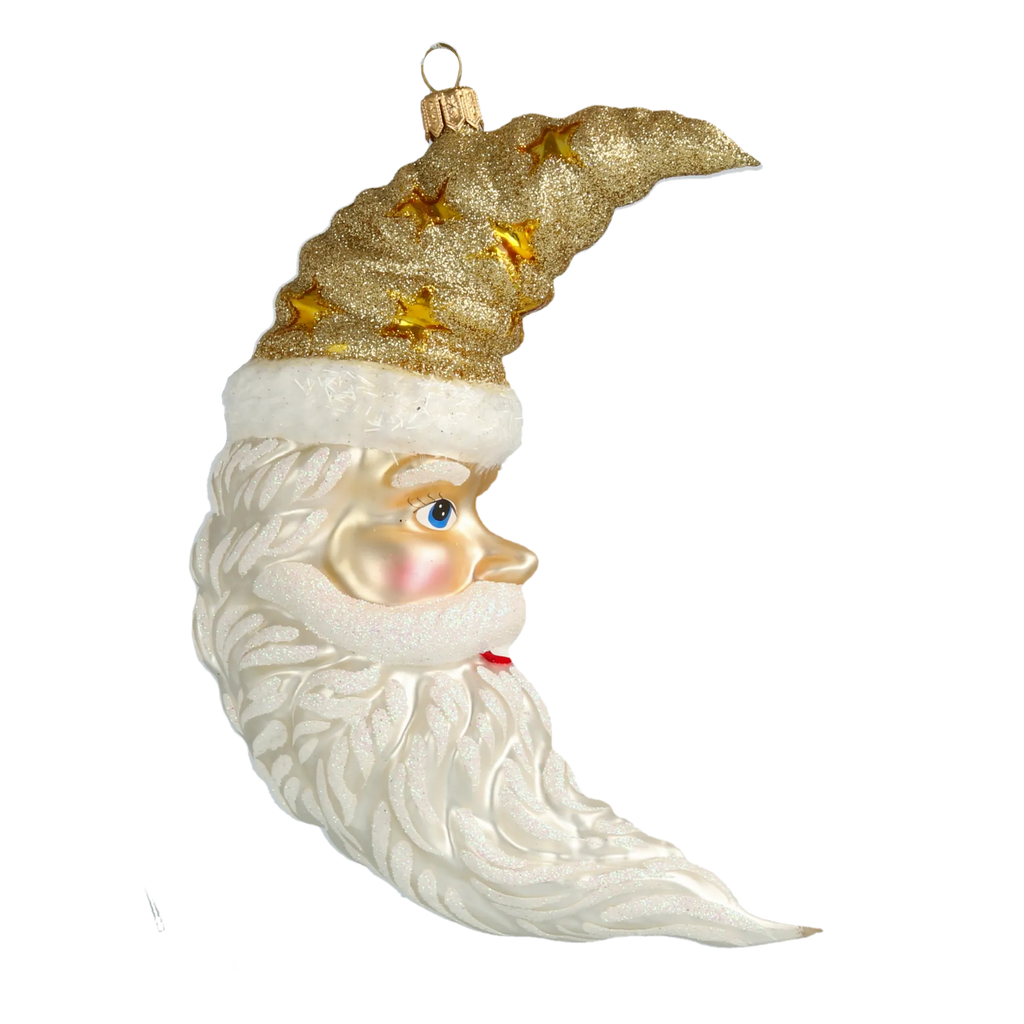Serene Celestial Seer | Hand-Painted Glass Ornament | Blubom 2020-360